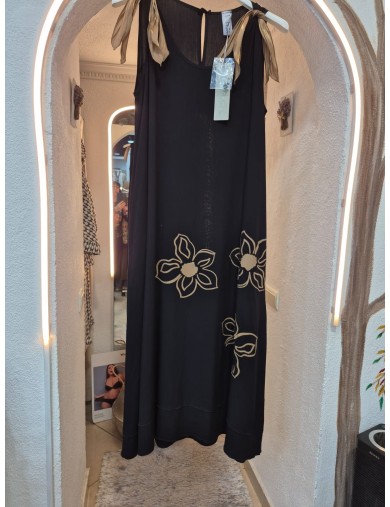 Vestido comprido fluído da Stessa
