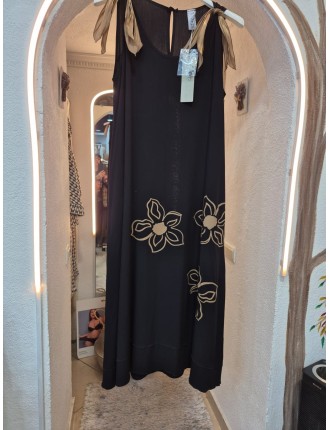 Vestido comprido fluído da Stessa