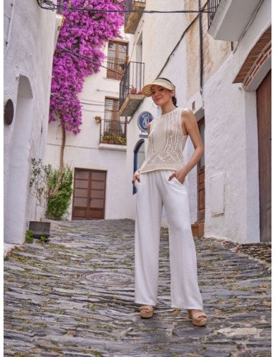 Calça larga Janira