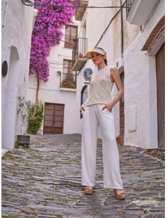 Calça larga Janira